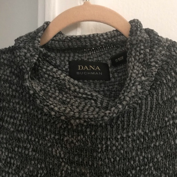 Dana Buchman mesh turtleneck sweater - Picture 2 of 7